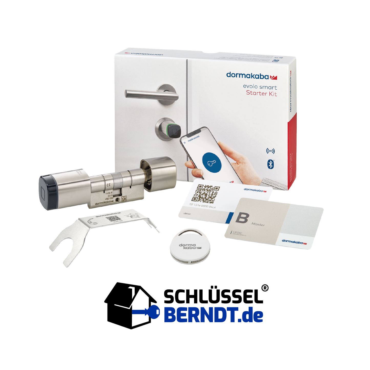DORMAKABA evolo smart Starter Kit Elektronischer Schließzylinder