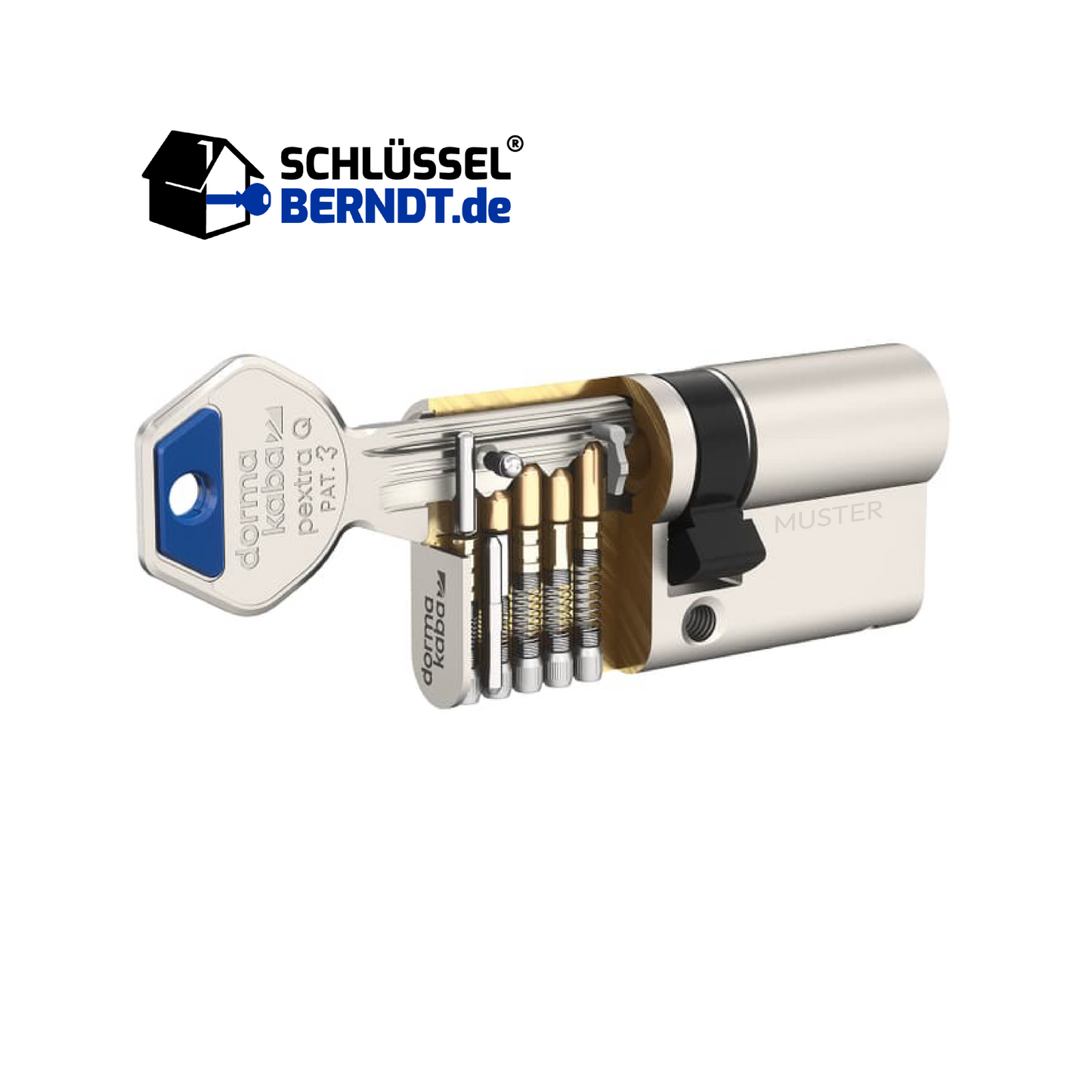 DORMAKABA Pextra Q Doppelzylinder