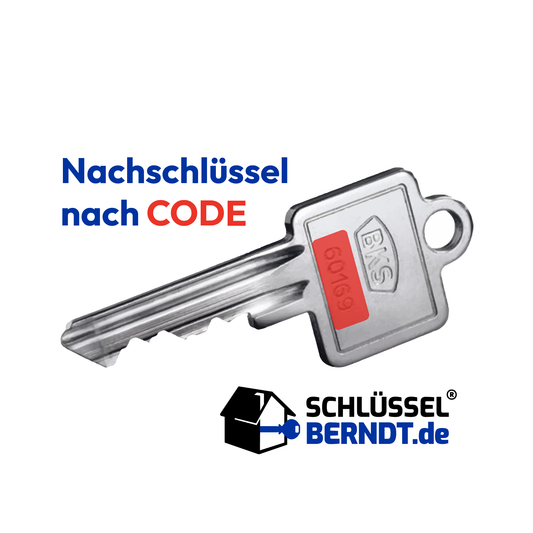 BKS PZ88 Schlüssel nach Code/ Nummer Nachschlüssel